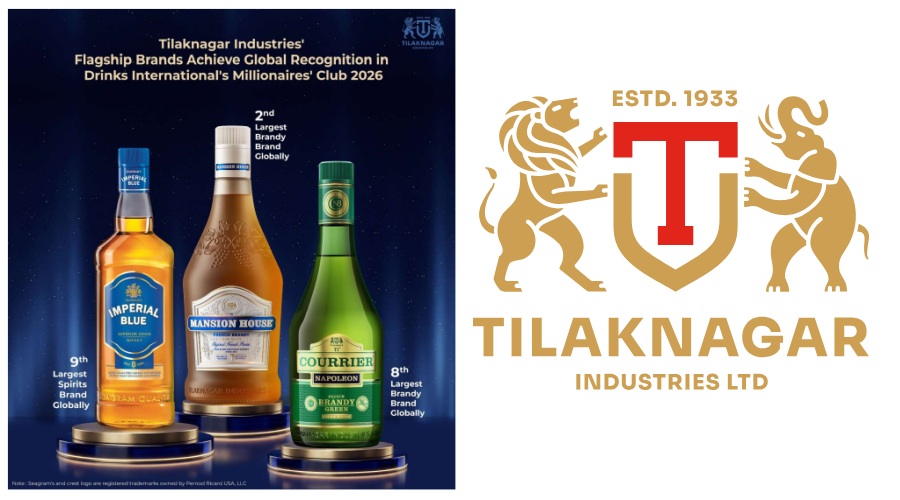 Tilaknagar Industries' Flagship Brands Achieve Global Recognition in Drinks International's Millionaires' Club 2026